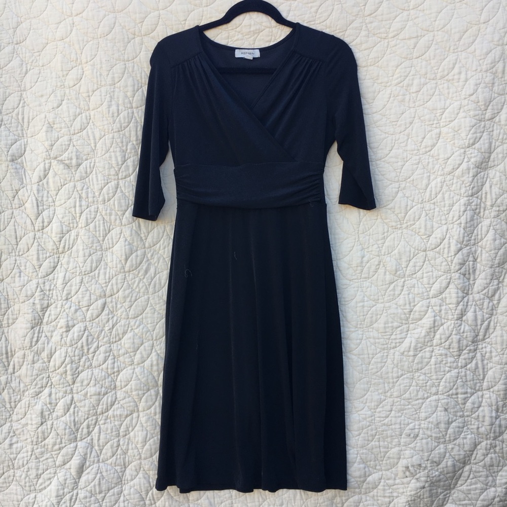 Little Black Empire Waist Dress